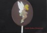 284sp Fairy Tink on Oval Chocolate Candy Lollipop Mold